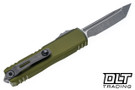 Microtech 12334-10APOD UTX-85 Gen IV T/E - OD Green Handle - Apocalyptic Blade