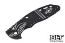 Hinderer 3.5" XM-18 Smooth Titanium Scale - Battle Black DLC - Warthog Machined