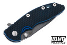 Hinderer 3.25" XM-18 S45VN Spearpoint - Battle Blue Anodized Titanium - Working Finish Blade - Blue & Black G-10