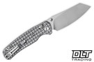 Bestechman Cicada's Wing B-Lock - Gray PVD Frag Stainless Steel - Satin Blade