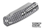 Bestechman Cicada's Wing B-Lock - Gray PVD Frag Stainless Steel - Satin Blade