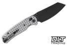Bestechman Cicada's Wing B-Lock - Mirror Polished Frag Stainless Steel - Black PVD Blade