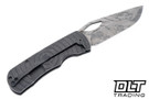 McNees Dixon MagnaCut - Atomic Stonewashed Shockwave Titanium - Tiger Stripe Stonewash Blade