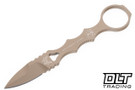 Benchmade SOCP Mini Dagger 177SN - Desert Sand Cerakote - Tan Sheath