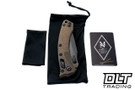 Microtech 137RL-1DLCTMS1 Amphibian Ram-Lok - Antique Bronze Titanium - DLC Ti Accents - DLC Stonewash Blade - Marfione Select