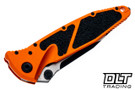 Microtech 160-1OR SOCOM Elite - Orange Handle - Black Blade - Inlay