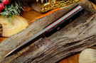 Blade Raid Custom CCU-1 CPM-154 Black Canvas Micarta - Red Liners
