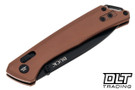 Buck Nomad 700BRS - Burnt Bronze Aluminum - Black D2 Blade