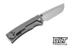 Chaves Integral Redencion 229 - Gray Titanium Magnetic Scale - Belt Satin Drop Point M390 Blade