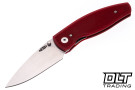 Three Rivers Manufacturing Neutron 2 MagnaCut - Framelock - Flat Ruby Red G-10