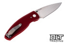 Three Rivers Manufacturing Neutron 2 MagnaCut - Framelock - Flat Ruby Red G-10