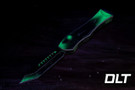 Heretic Hydra V4 Tanto MagnaCut - Toxic Green UV Negative Cel Shading