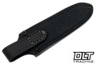 Vehement Foreman - Natural Micarta - Black Liners - Mosaic Pins - Satin Blade - Black Leather - Natural Stitching