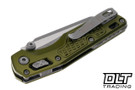 Microtech 210M-10APFROD MSI Mini Ram-Lok - OD Green Frag Handle - Apocalyptic Blade