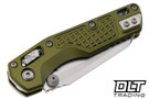 Microtech 210M-10FROD MSI Mini Ram-Lok - OD Green Frag Handle - Stonewash Blade