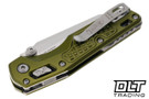 Microtech 210M-10FROD MSI Mini Ram-Lok - OD Green Frag Handle - Stonewash Blade