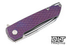 MachineWise Mojave - Stars Plum Distressed Titanium - Stonewash S90V Blade #0971