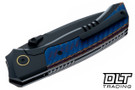 Remette RT-Steed RTWS-BC - Black Titanium - Blue Carbon Fiber Inlay - DLC M390 Blade