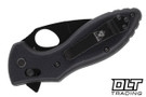Ka-Bar TDI Flipper Folder - Black GFN Handle - Black AUS-8A Blade