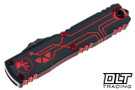 Microtech 11224-1RDROS Ultratech Gen IV Ares - Black & Red Handle - Black Blade - Signature Series