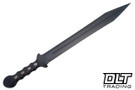 RMJ Tactical Gladius - Black Textured Cerakote 3V Blade - Black G-10