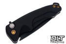 Medford Smooth Criminal - DLC S35VN - Black Aluminum - Bronze Hardware & Clip