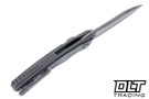 Hawk Knives Talon M390 - Titanium Handle - Black Glass FatCarbon Overlay