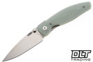 Three Rivers Manufacturing Atom Magnacut - Linerlock - 3D Lizard Skin - Jade Lizard Skin G-10