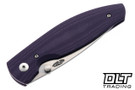 Three Rivers Manufacturing Atom Magnacut - Linerlock - 3D Smooth Contoured - Popsicle Purple G-10