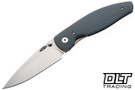Three Rivers Manufacturing Atom Magnacut - Linerlock - 3D Lizard Skin - Slate Gray G-10