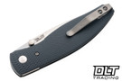 Three Rivers Manufacturing Atom Magnacut - Linerlock - 3D Lizard Skin - Slate Gray G-10