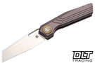 Vosteed Xeno - Vanchor Lock - Dark Reddish Purple Titanium - Satin Vanax Blade