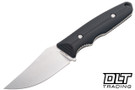 Vosteed H-Back - Black G-10 - Stonewash Nitro-V Blade