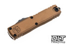 Microtech 12324-D3TA UTX-85 Gen IV D/E - Tan Handle - Black Blade