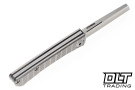 American Blade Works Slip Joint - Frag Milled Titanium Handle - Stonewashed Wharncliffe MagnaCut Blade