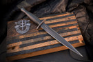 Spartan Blades Ronin F/S Dagger - Black Handle - Black MagnaCut Blade - Black Kydex