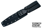 Spartan Blades Ronin F/S Dagger - Black Handle - Black MagnaCut Blade - Black Kydex