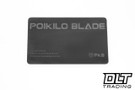 Poikilo Blade VK-Zen S1 - Titanium Handle - Blue Accents - Pearlescent M398 Blade