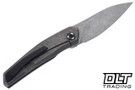 Poikilo Blade VK-Zen S2 - Titanium Handle - Black Accents - Dark Stonewash M398 Blade