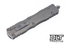 Microtech 227-10APNC Dirac Delta D/E - Natural Clear Handle - Apocalyptic Blade