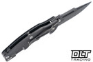 Hinderer Jurassic Frontier Clip Point MagnaCut - Working Finish Titanium & Blade - Black G-10