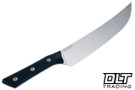 Microtech 10" Butcher Knife - Black G-10 - Stonewash Blade