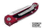 Microtech 1136-10MR LUDT Gen III T/E - Merlot Handle - Stonewash Blade