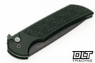 Pro-Tech Mordax - Green Nexus Textured Handle - Acidwashed 20CV Blade - Black Lip Pearl Button