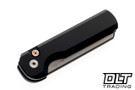 Pro-Tech Slimfoot - Black Handle - Stonewashed MagnaCut Blade - Mosaic Button