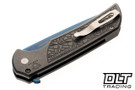 Pro-Tech Mordax - Stainless Steel Nexus Handle - Sapphire Blue MagnaCut Blade - Abalone Button