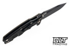 Hinderer Eklipse Hollow Ground Slicer S45VN - Battle Black DLC - OD Green G-10