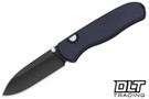 Kizer Drop Bear Zero - Blue Aluminum - Black DLC Elmax Drop Point Blade