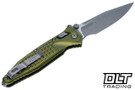 Microtech 160RL-10APFROD SOCOM Ram-Lok S/E - OD Green Frag Handle - Apocalyptic Blade