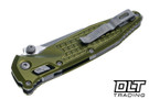 Microtech 160RL-10APFROD SOCOM Ram-Lok S/E - OD Green Frag Handle - Apocalyptic Blade